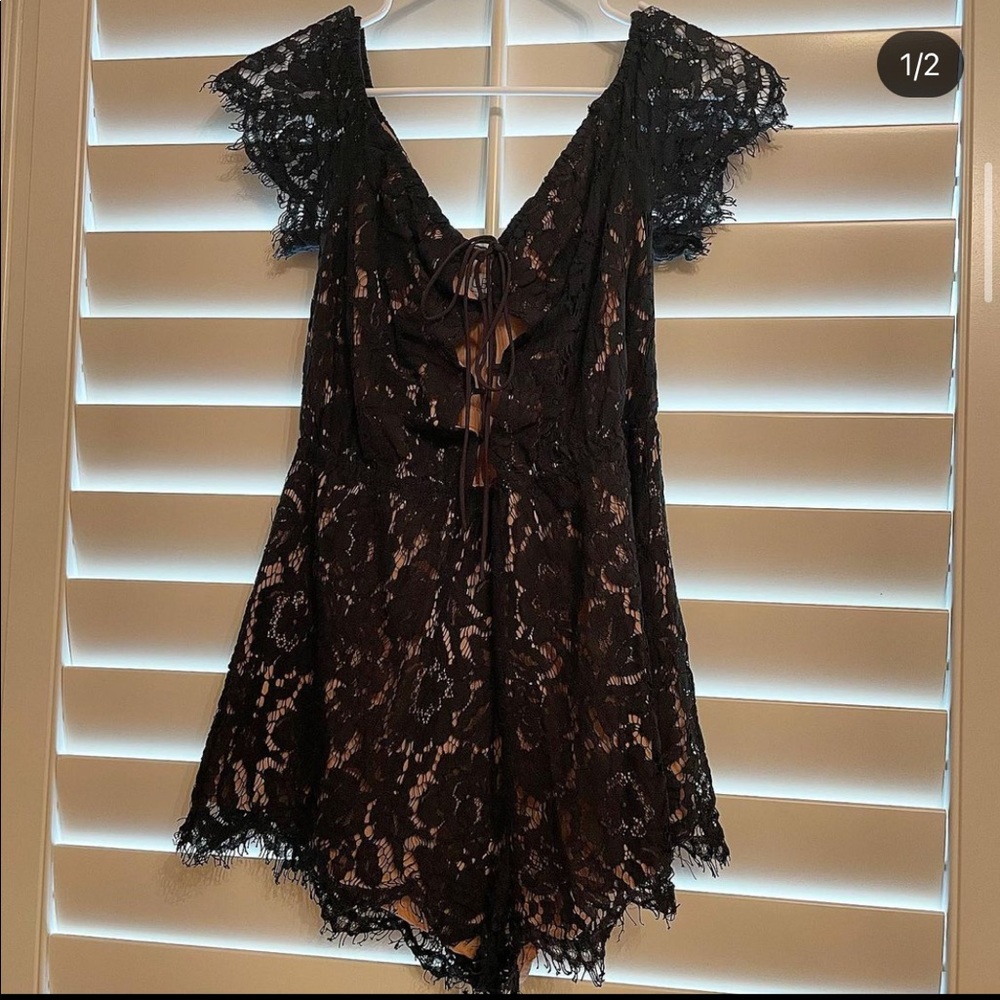 Lace romper from TOBI